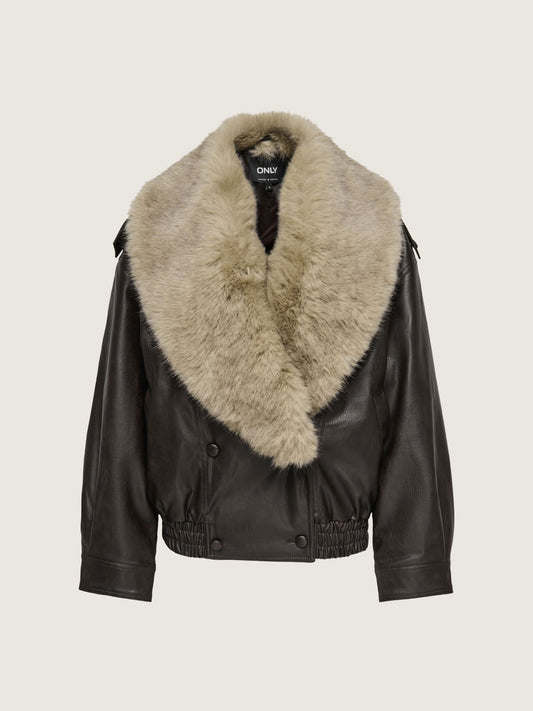 ONLY - Kim Faux Leather Jacket - 