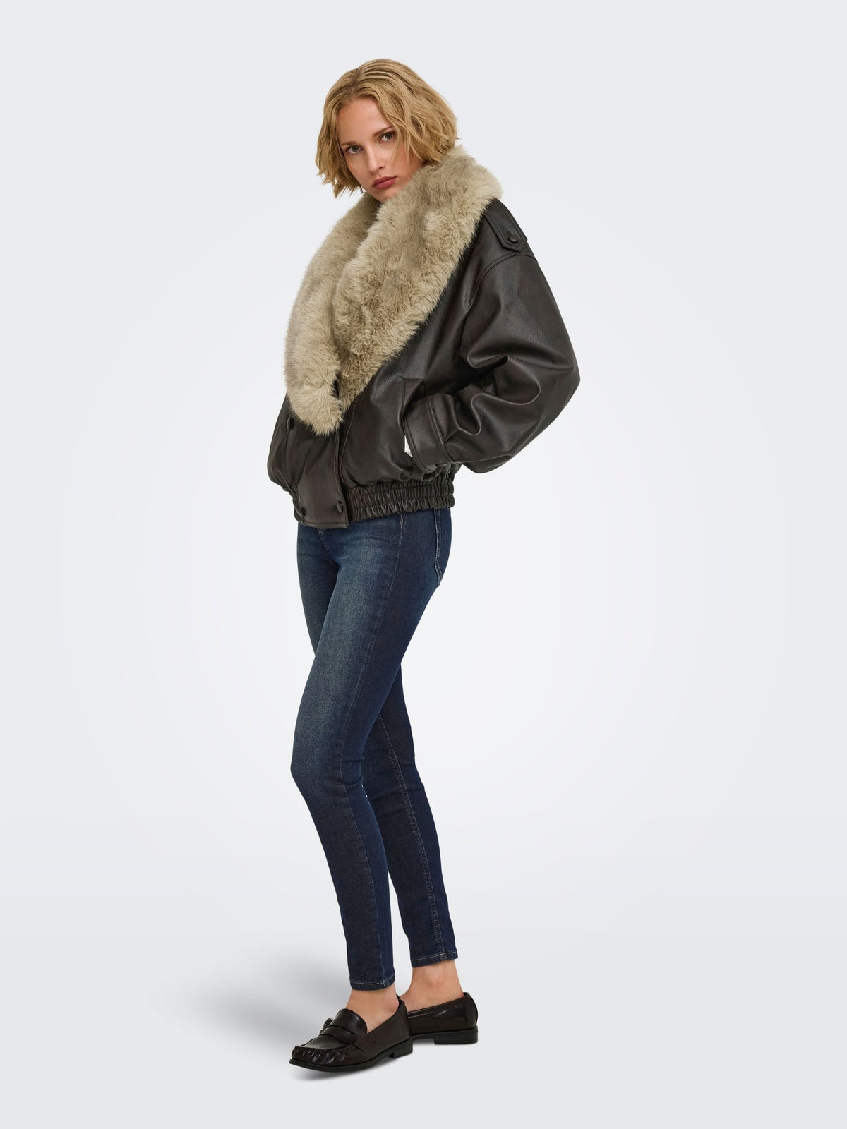 ONLY - Kim Faux Leather Jacket - 