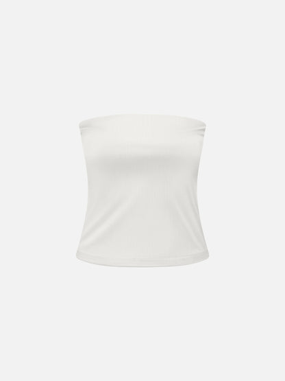 ONLY - Kiss Tube Top - Cloud Dancer