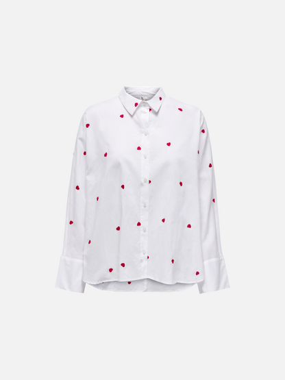 ONLY - Lina Grace Embroidered Shirt
