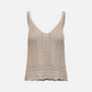 ONLY-Lyzet Knit Tank-Feather Grey