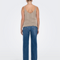 ONLY-Lyzet Knit Tank-Feather Grey