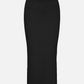 ONLY-Maia Long Knit Skirt-Black