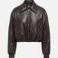 ONLY - Marie Faux Leather Puffer Jacket - 