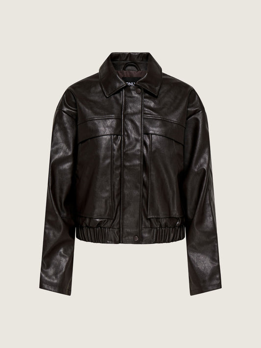 ONLY - Melle Faux Leather Jacket - 