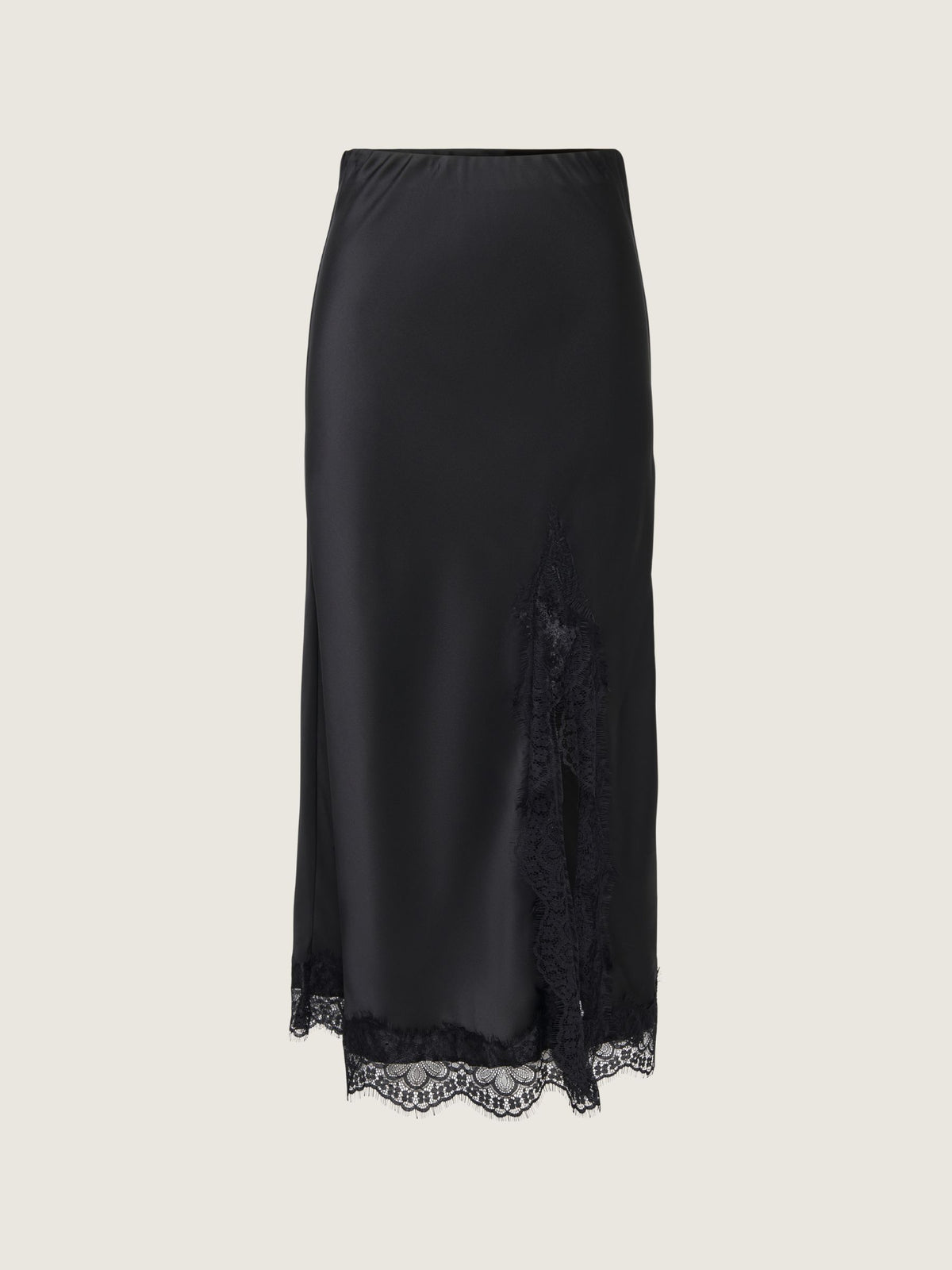 ONLY - Menus Lace Satin Skirt - 