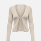 ONLY-Mila V-Neck Cardigan-Birch