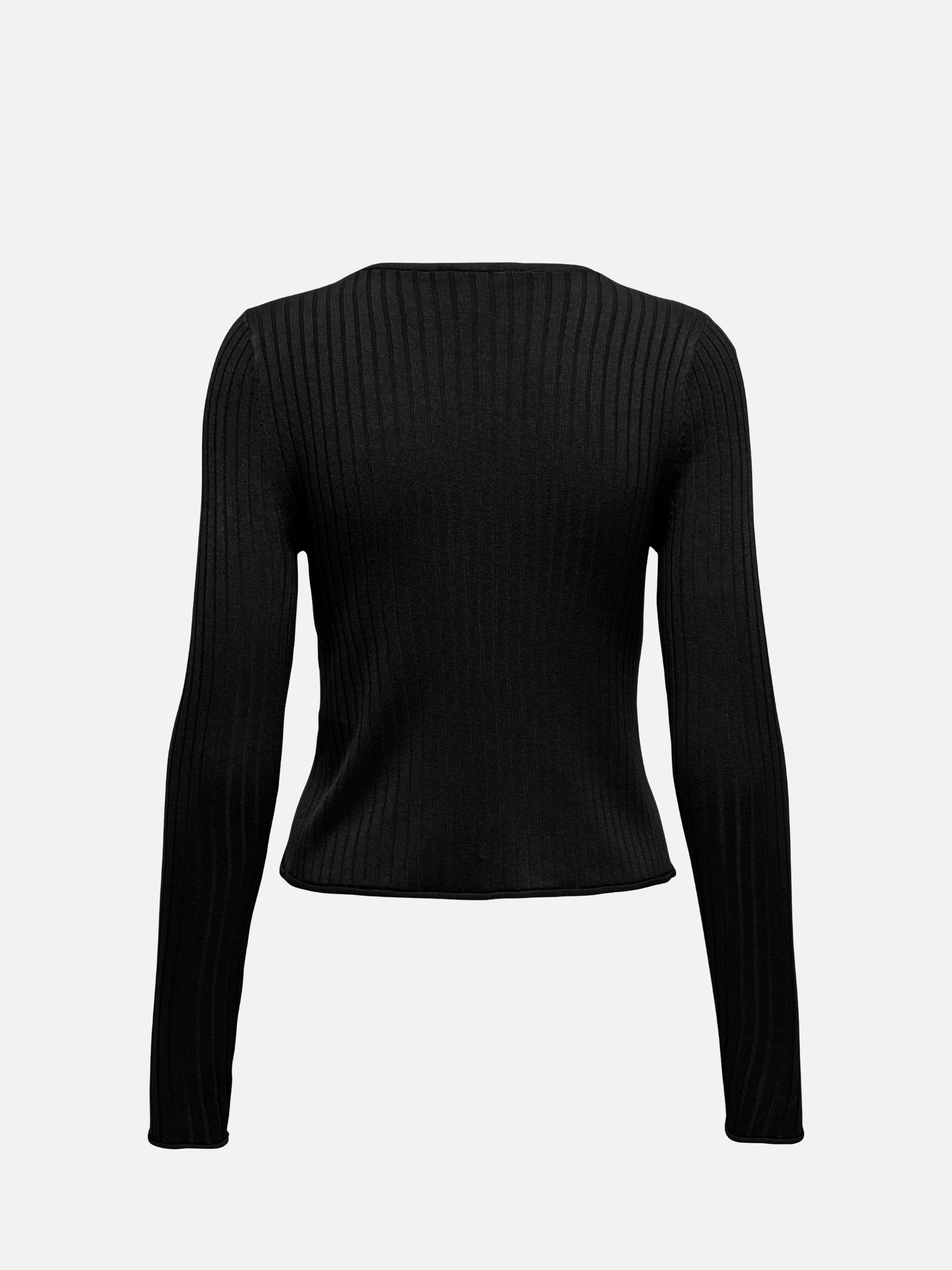 ONLY-Mila V-Neck Cardigan-Black