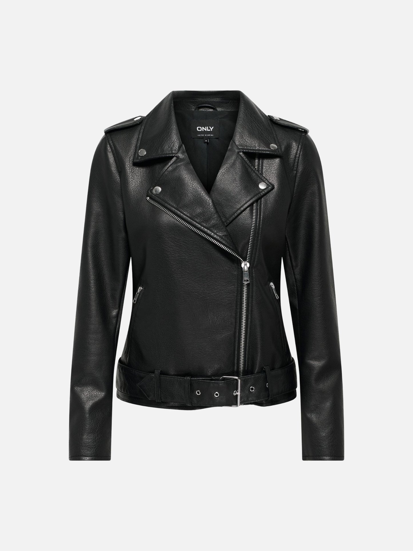 ONLY - Millie Vegan Leather Moto Jacket - 