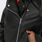 ONLY - Millie Vegan Leather Moto Jacket - 