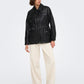 ONLY - Mini Faux Leather String Jacket - 