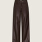 ONLY - Neli Faux Leather Barrel Pants - 