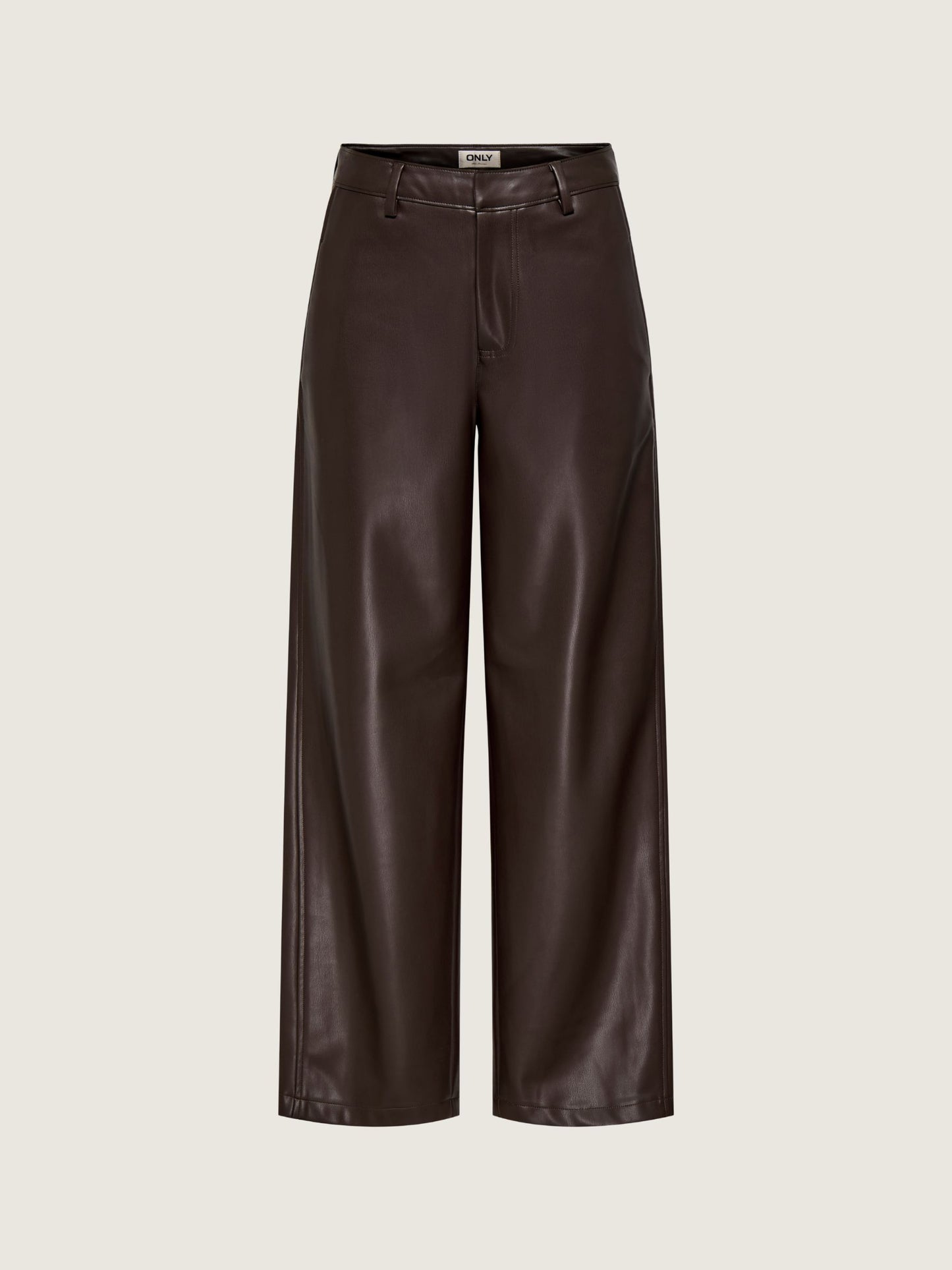 ONLY - Neli Faux Leather Barrel Pants - 