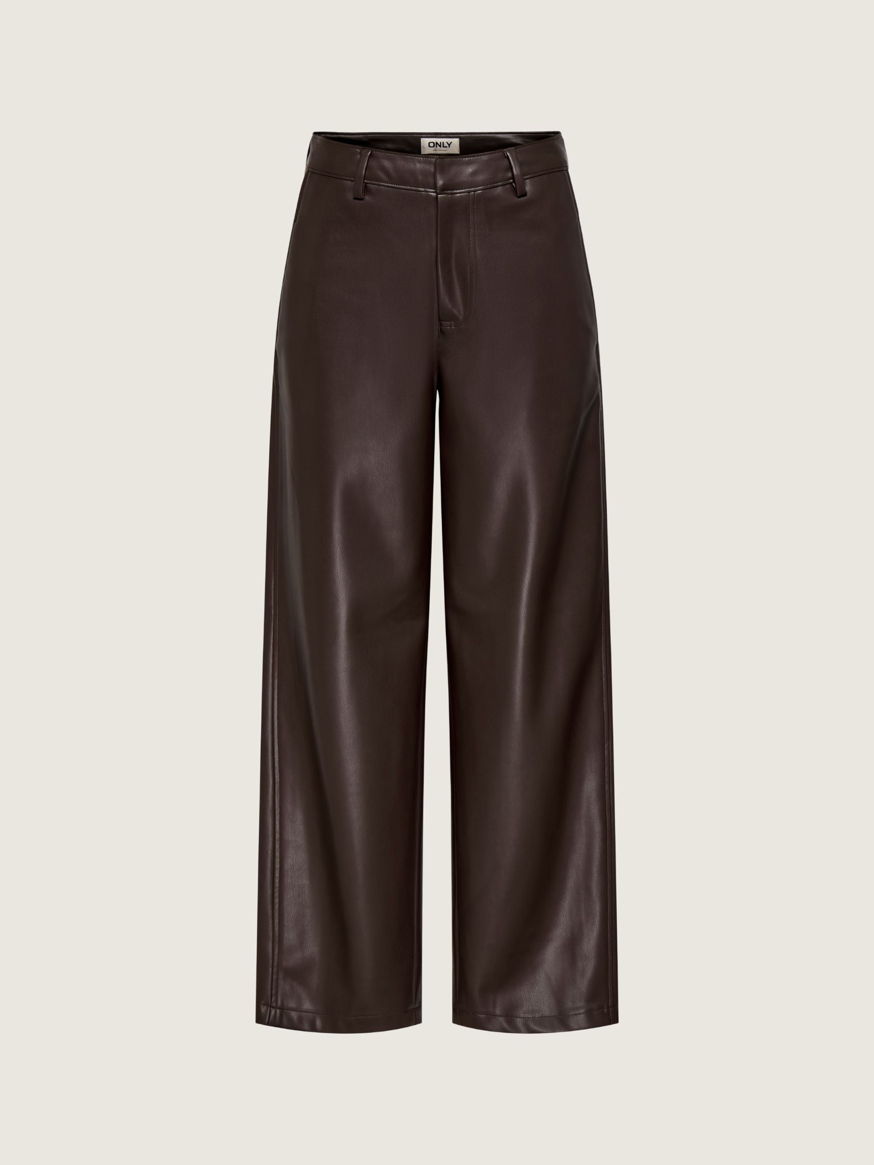 ONLY - Neli Faux Leather Barrel Pants - 