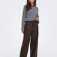ONLY - Neli Faux Leather Barrel Pants - 