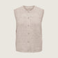 ONLY - Olivia Knit Sweater Vest - Hummus Melange