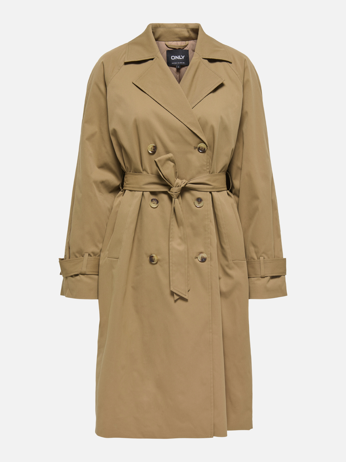 Orchid Long Trench Coat