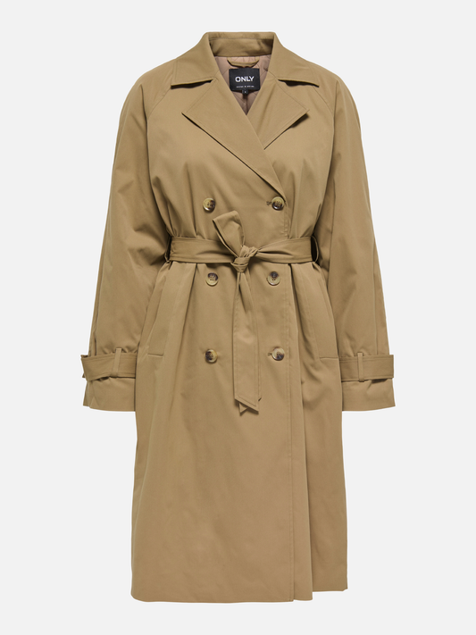 Orchid Long Trench Coat