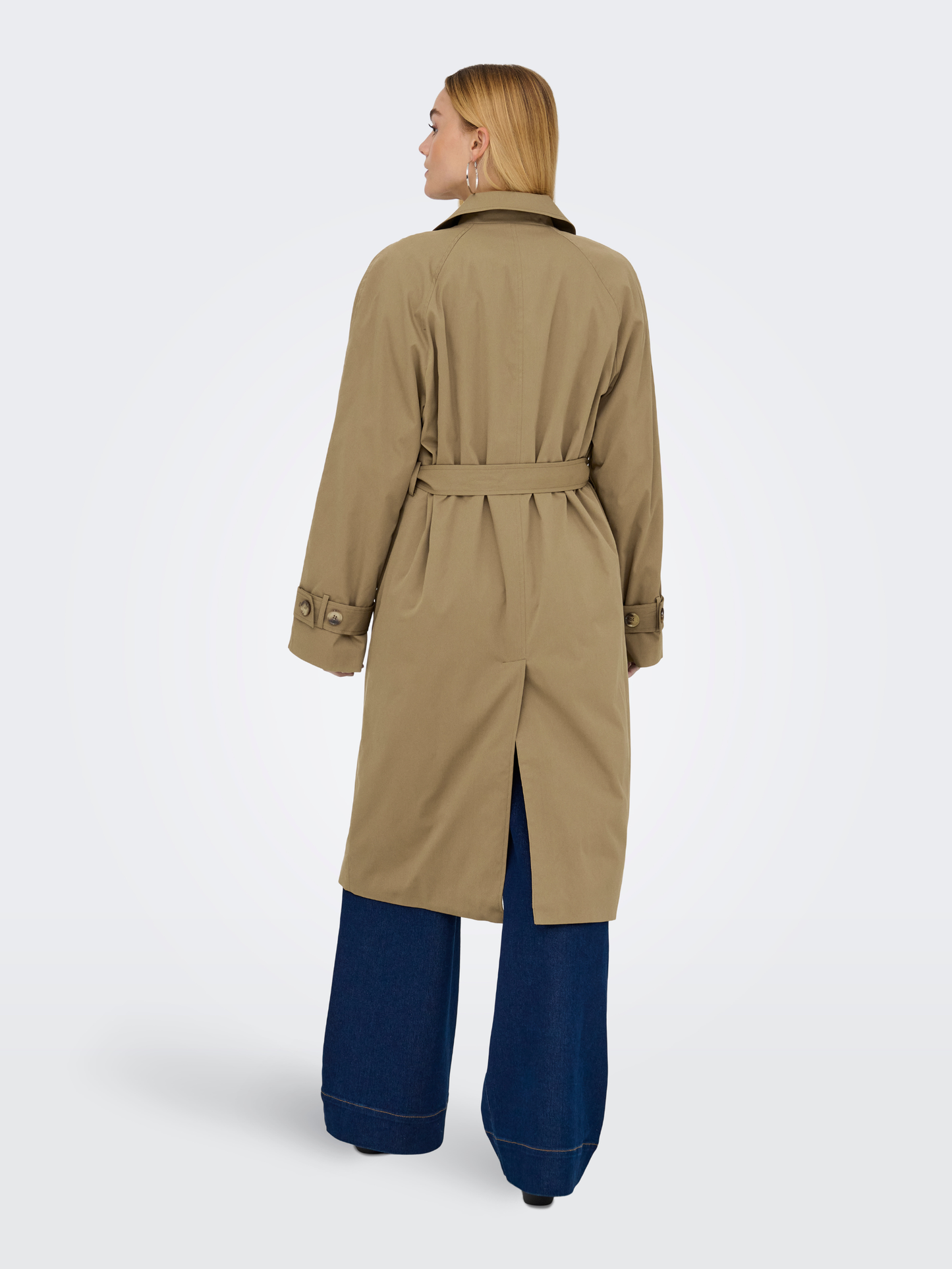 Orchid Long Trench Coat