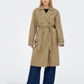 Orchid Long Trench Coat
