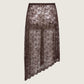 Soba Lace Asymmetric Skirt