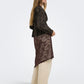 Soba Lace Asymmetric Skirt