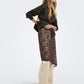 Soba Lace Asymmetric Skirt