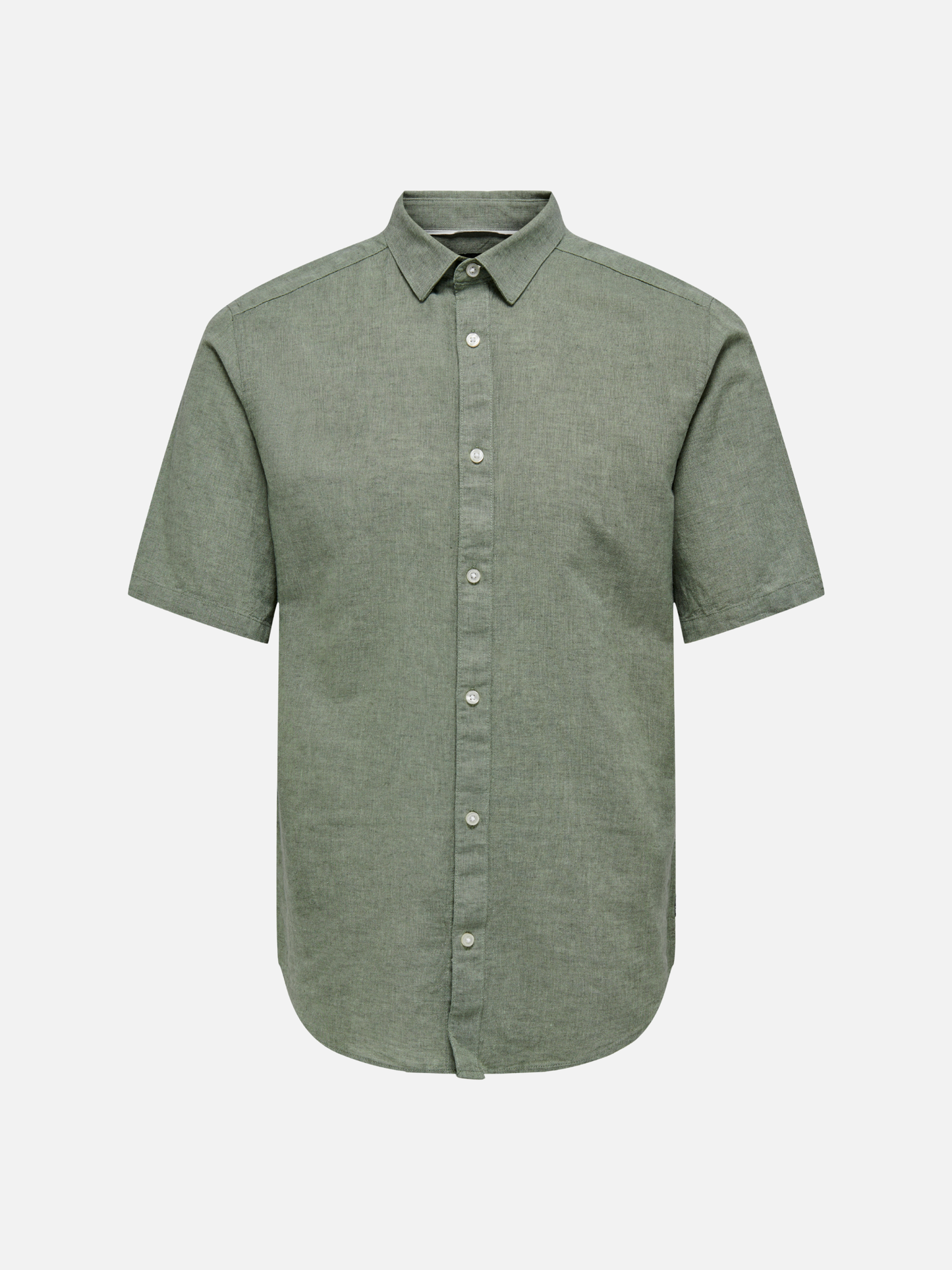 ONLY & SONS-Caiden Solid Shirt-Swamp