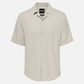 ONLY & SONS-Dash Short Sleeve Shirt-Silver Lining