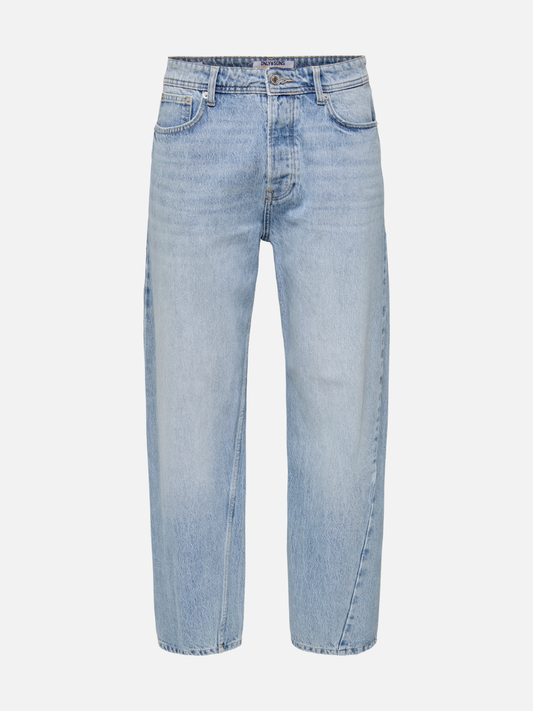 Fade Loose Twist Denim