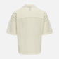 ONLY & SONS-Novak Resort Zig Zag Shirt-Egret