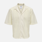 ONLY & SONS-Novak Resort Zig Zag Shirt-Egret