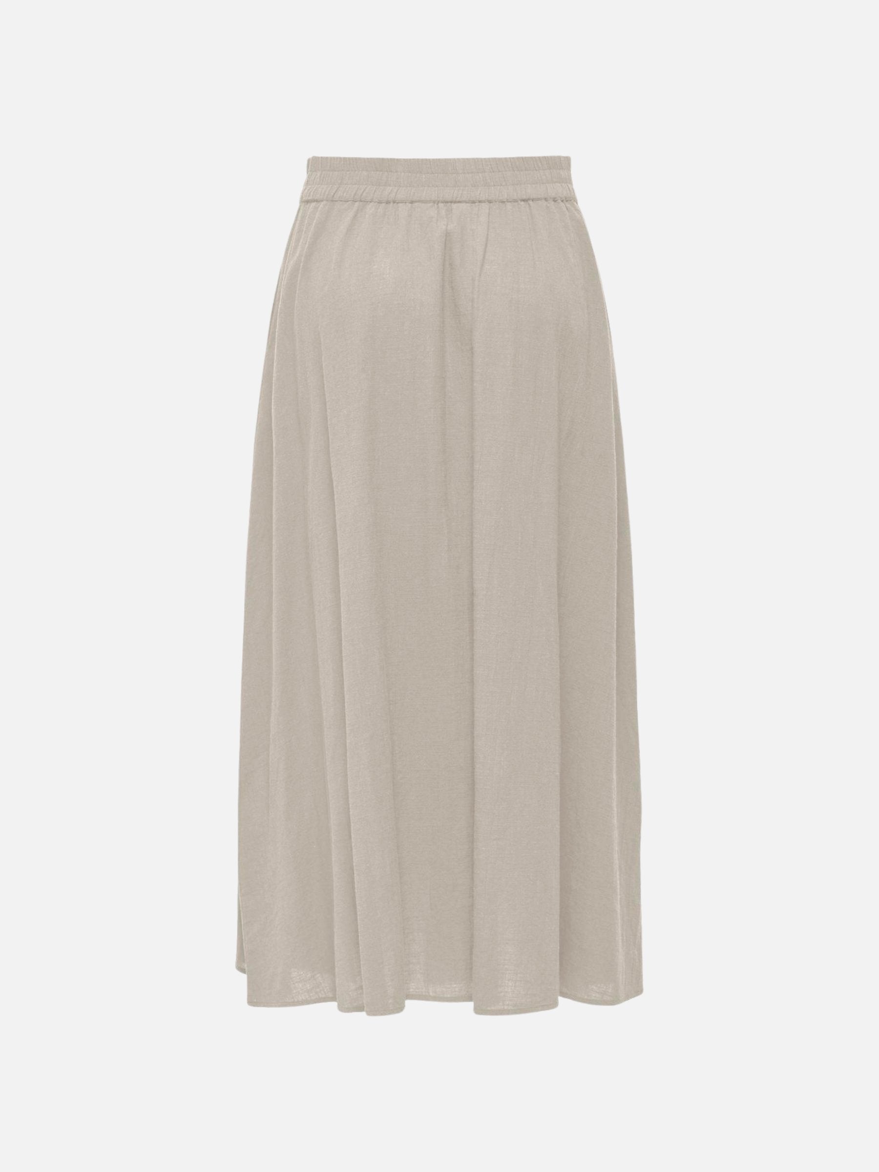 ONLY - Tizana Maxi Skirt - Silver Lining