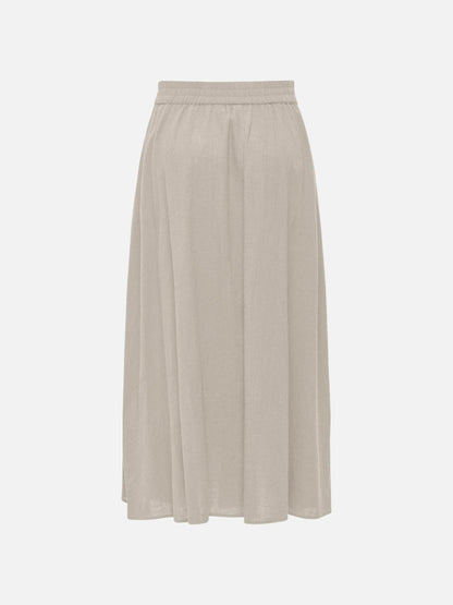 ONLY - Tizana Maxi Skirt - Silver Lining