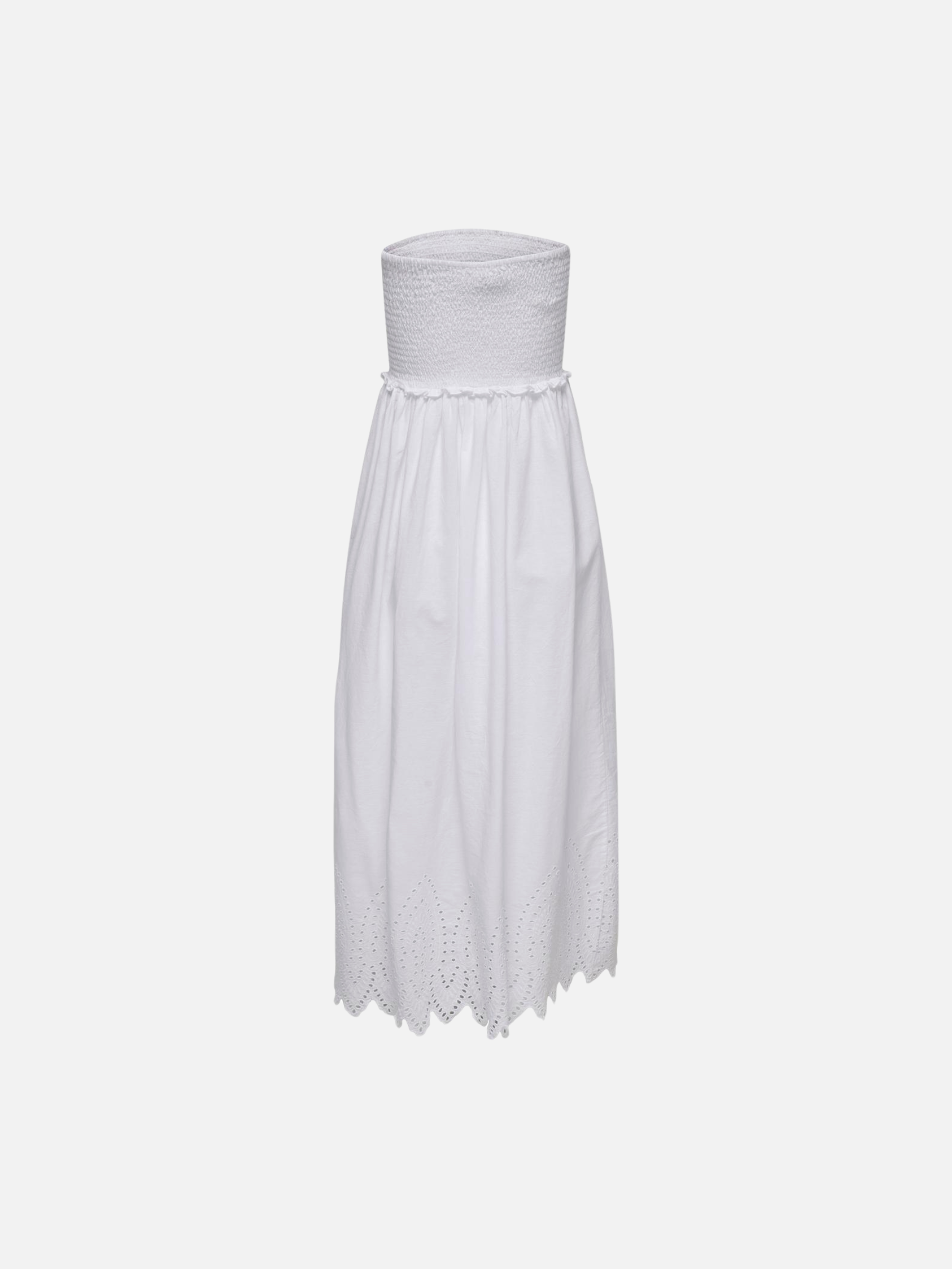 ONLY-Tulum Smock Maxi Dress-Blue Bonnet