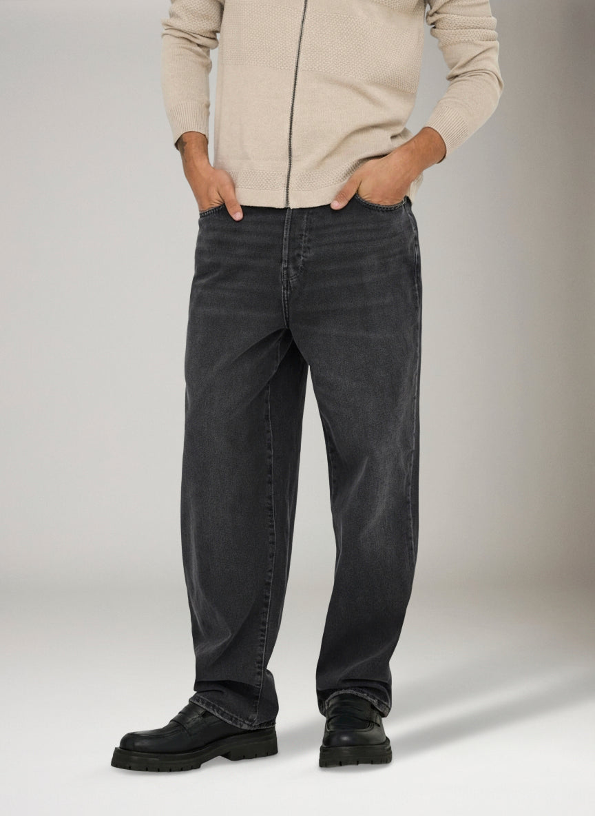 ONLY & SONS - Fade Loose Tai Denim Jeans - 