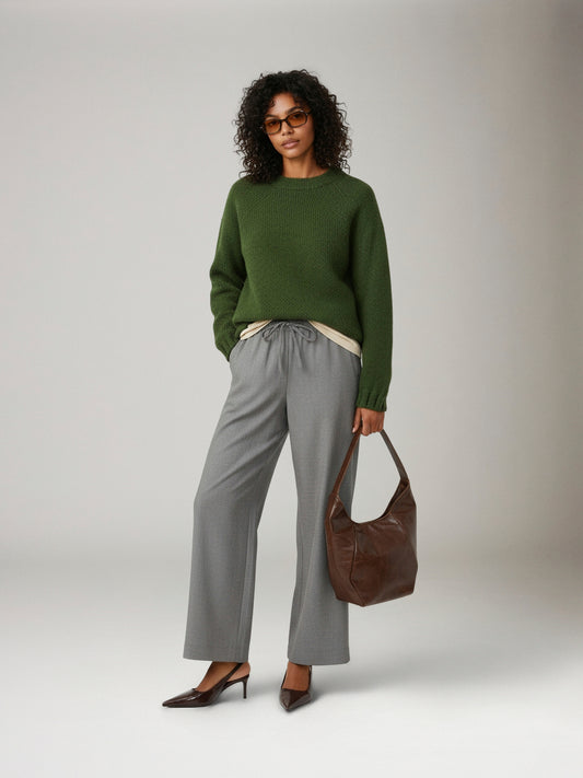 Merry Drawstring Pull-On Pants