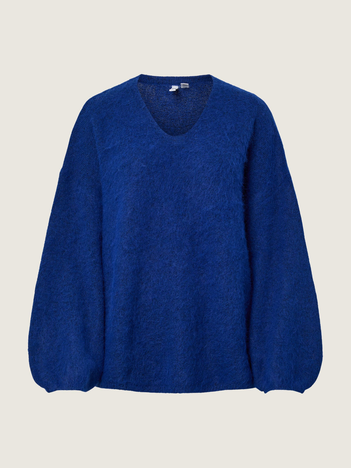 PIECES - Allie V-neck Sweater - Bluing Melange