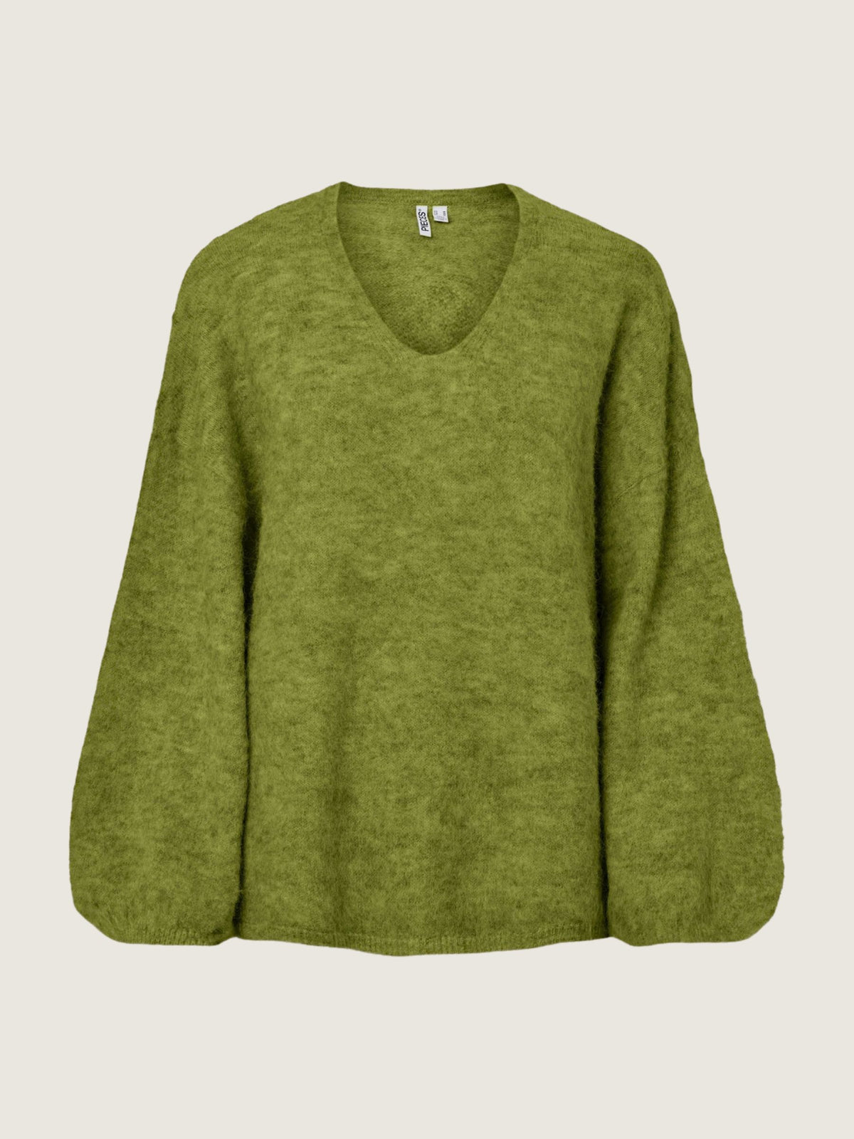 PIECES - Allie V-neck Sweater - Woodbine Melange
