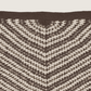 Amonna Jacquard Stripe Triangle Scarf