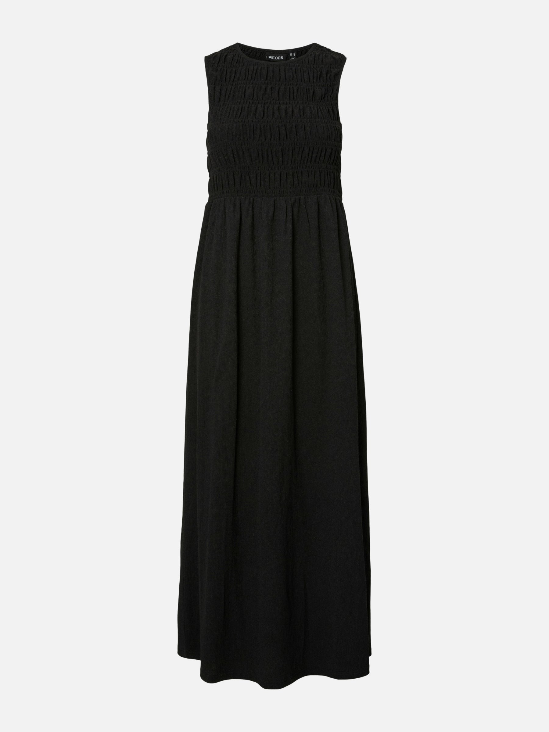 PIECES - Betty Smock Dress - Black