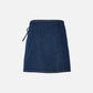 PIECES - Flora Denim Wrap Mini Skirt - 