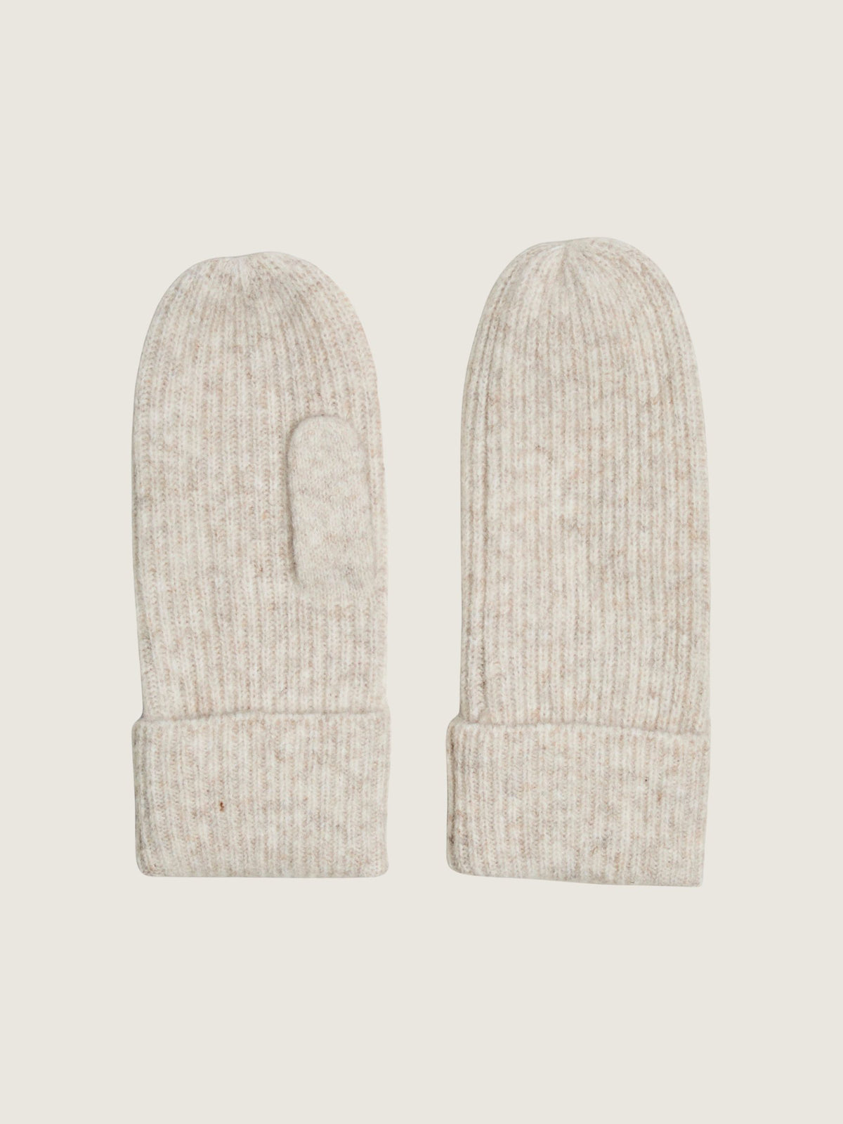 PIECES - Moella Mittens - Whitecap Grey Melange