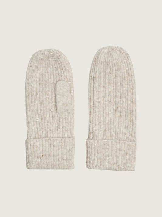 PIECES - Moella Mittens - Whitecap Grey Melange