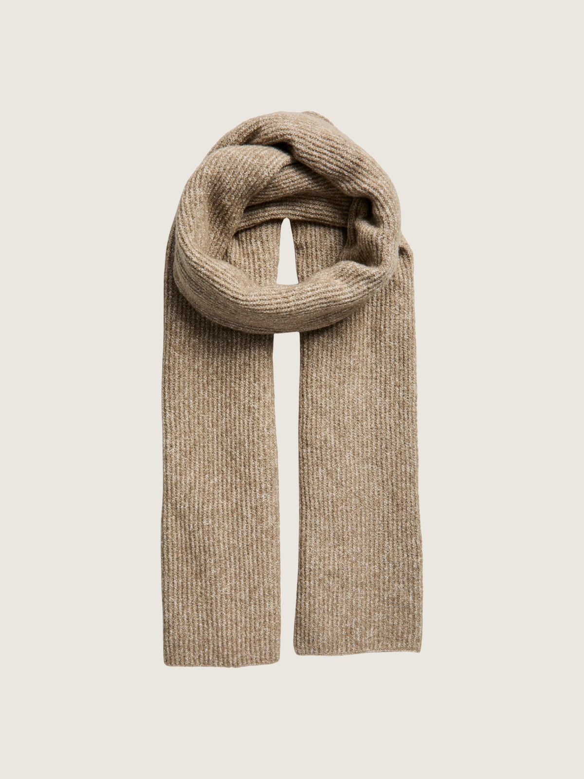 PIECES - Moella Scarf - Greige Melange