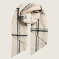 PIECES - Pyron Long Scarf - Whitecap Grey / Black