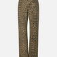 PIECES-Salume High Waist Leopard Jeans-White Pepper Leopard