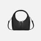 PIXIE MOOD-Circle Crossbody Bag-Black Pebbled