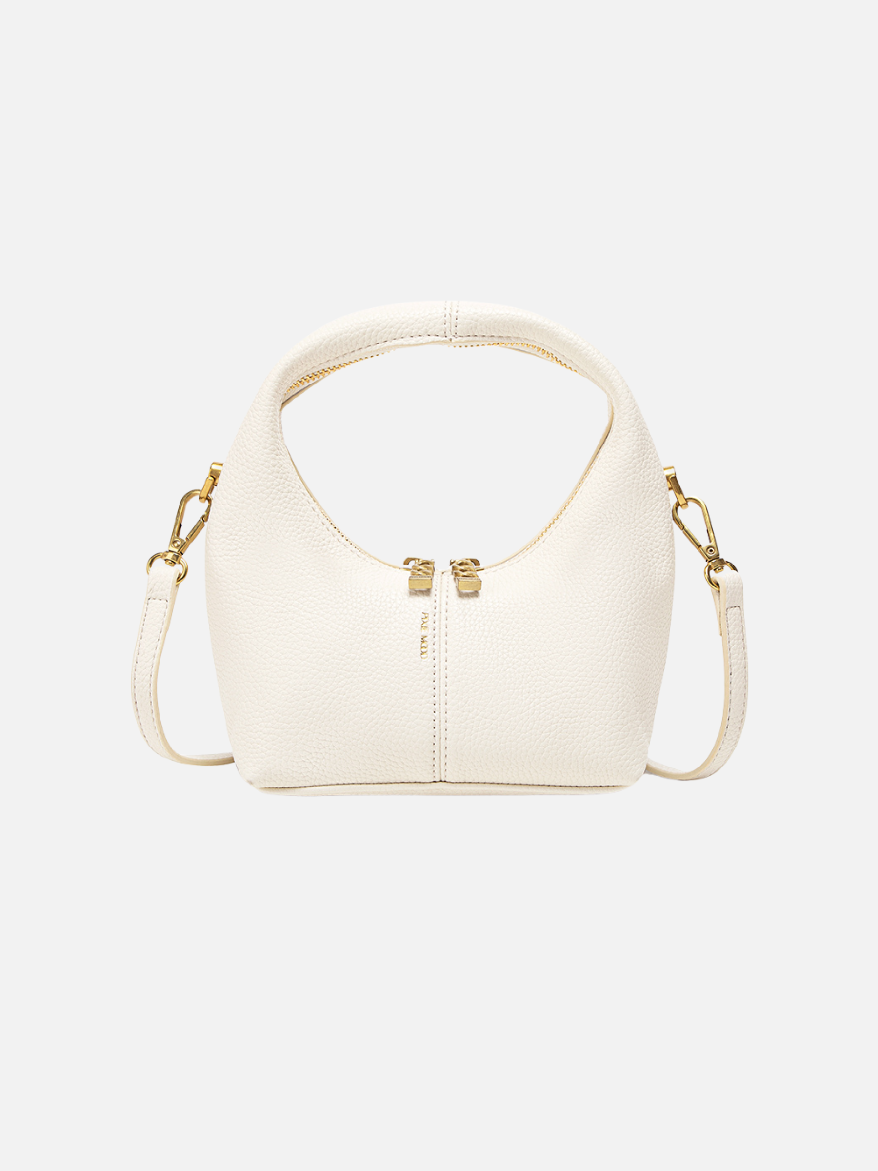 PIXIE MOOD-Circle Crossbody Bag-Coconut Cream Pebbled