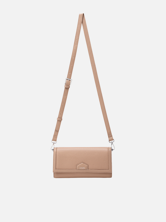 PIXIE MOOD-Krista Shoulder Bag-Latte Pebbled